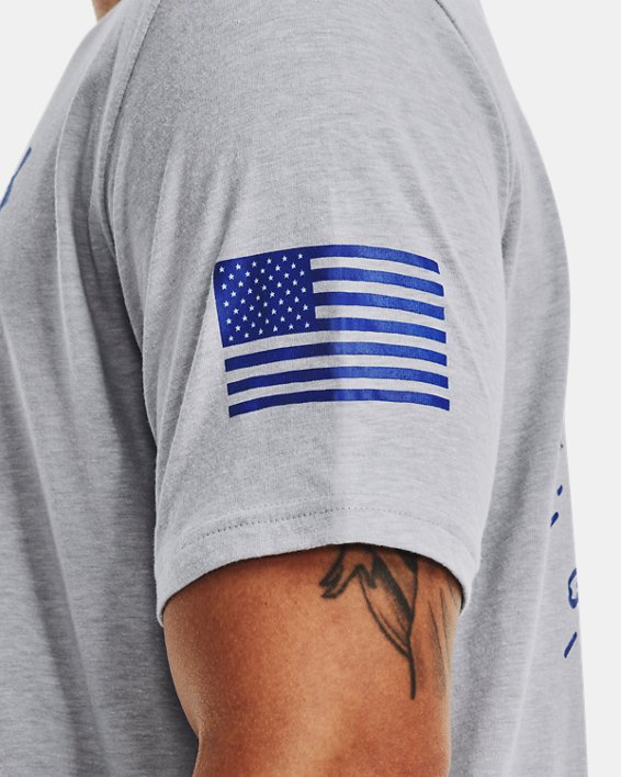 Men's UA Freedom By Air T-Shirt, Gray, pdpMainDesktop image number 3